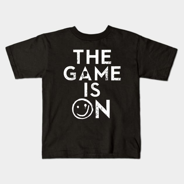 The Game Is On. Sherlock Holmes. Kids T-Shirt by KsuAnn